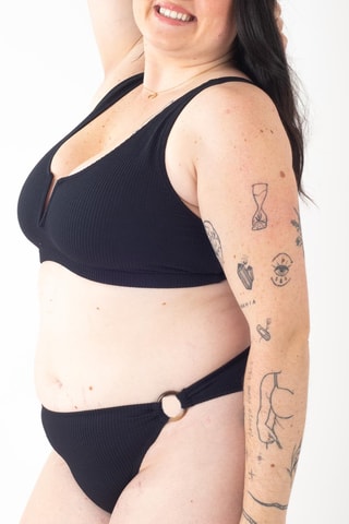 Sujetador de bikini Galon - Negro