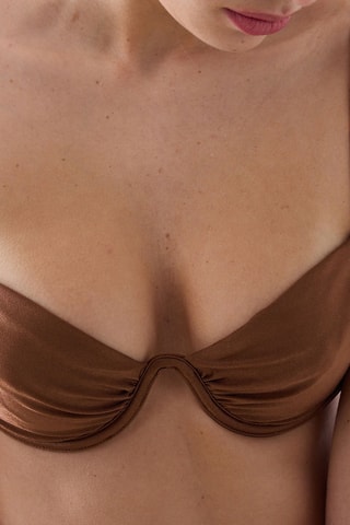 Sujetador de bikini Nice - Marrón
