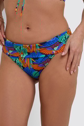 Braga de bikini Noa - Azul y naranja