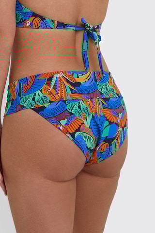 Braga de bikini Noa - Azul y naranja