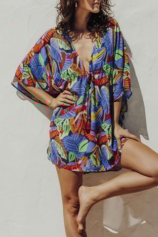 Vestido de playa Noa - Violeta