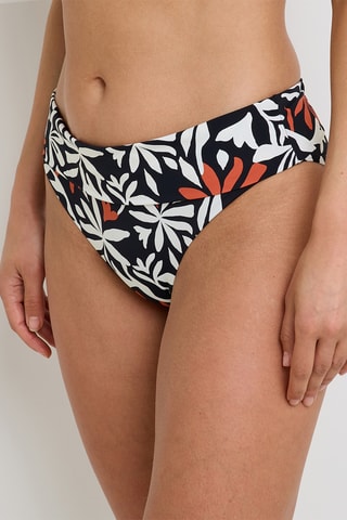Braga de bikini Nacre - Negro y blanco