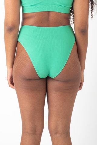 Braga de bikini de talle alto Girl - Verde