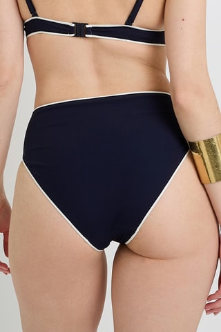 Braga de bikini de talle alto Nuccia - Azul marino