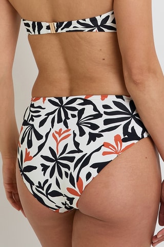 Braga de bikini Nepal - Blanco y negro