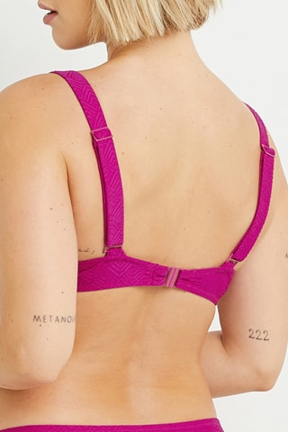 Sujetador de bikini push-up Murmure - Fucsia