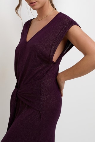 Vestido de playa Ness - Burdeos