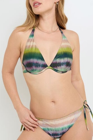 Sujetador de bikini con relleno tie-dye Nuance - Verde