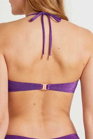 Sujetador de bikini con relleno Moorea - Violeta