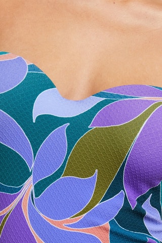 Bañador Monica - Violeta y verde oscuro