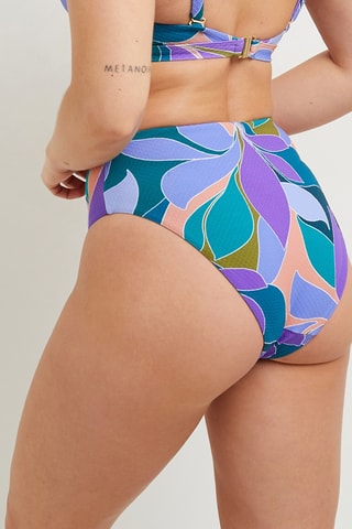 Braga de bikini Monica - Azul claro y violeta