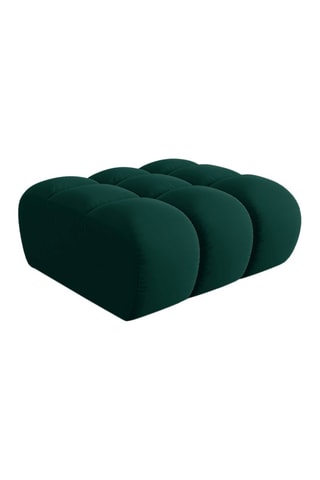 Pouf Halley - Vert - Toucher velours