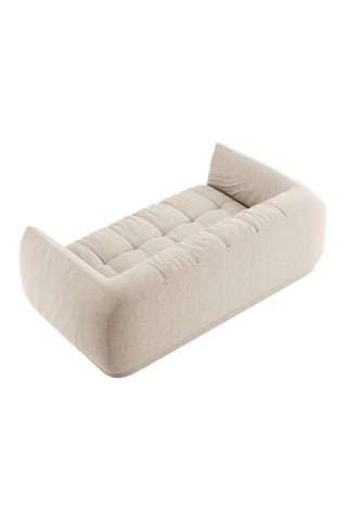 Canapé Julia - Beige - 2 places - En tissu structurel