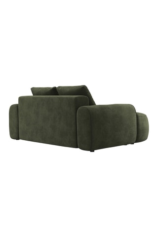 Canapé Simona - Vert foncé - 2 places - Toucher velours