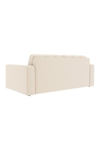 Canapé Yohan - Beige clair - 2 places - En tissu structurel