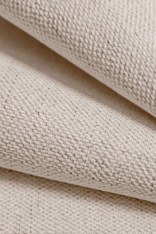 Canapé d'angle gauche Astro - Beige - 3 places - En tissu velours