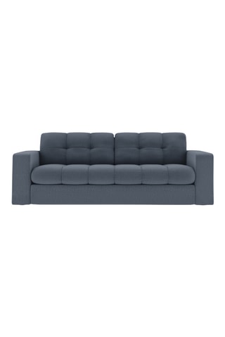 Canapé Yohan - Bleu gris - 2 places - En tissu texturé