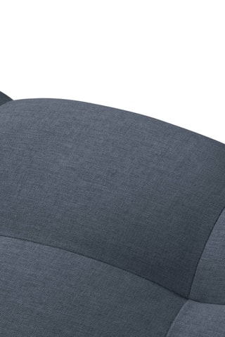 Canapé Yohan - Bleu gris - 2 places - En tissu texturé