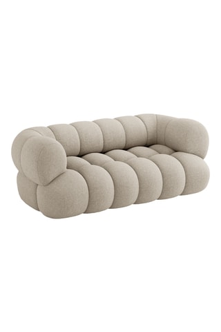 Canapé Maurice - Beige - 2 places - En tissu chenille