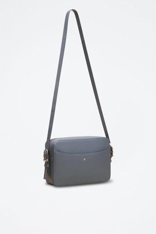 Bandolera de piel Agathe  - Azul