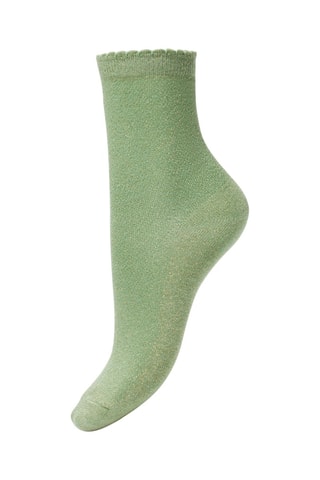 2 pares de calcetines Les paillettes - Beige y verde