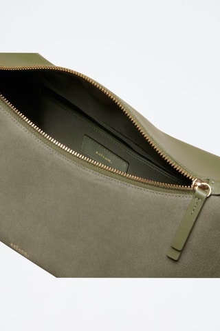 Bolso de piel Axelle  - Verde