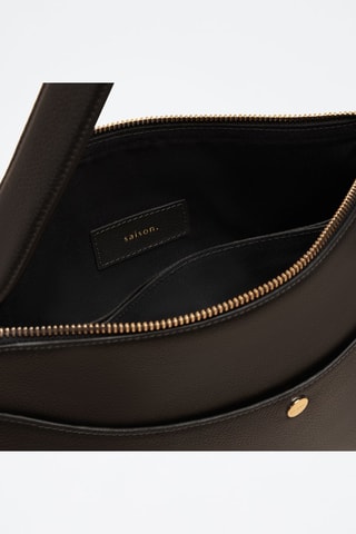 Bolso de piel Maud  - Negro