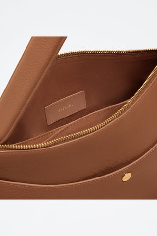 Bolso de piel Maud  - Marrón