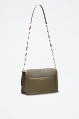 Bandolera de piel Hélène  - Verde