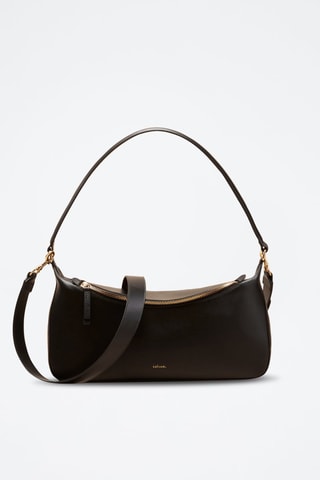 Bolso de piel Axelle  - Negro