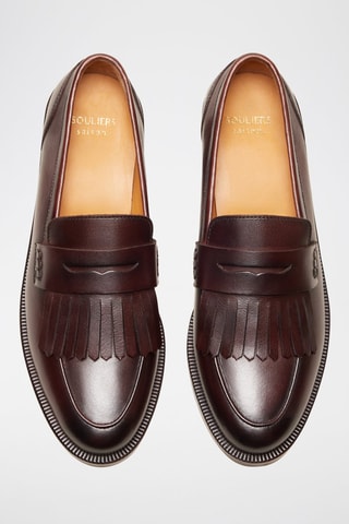 Mocasines de piel Aude  - Marrón