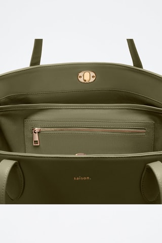 Bolso de piel Camille  - Verde