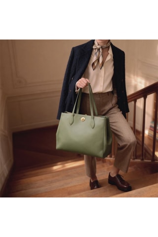 Bolso de piel Camille  - Verde