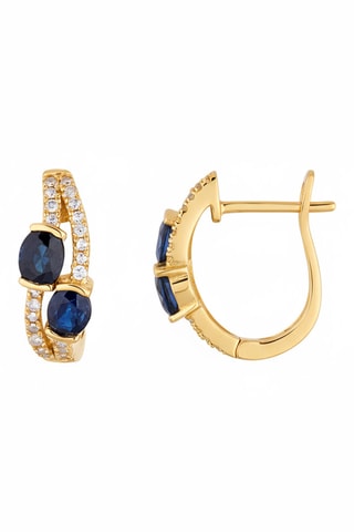 Criollas - Oro amarillo, diamantes y zafiros