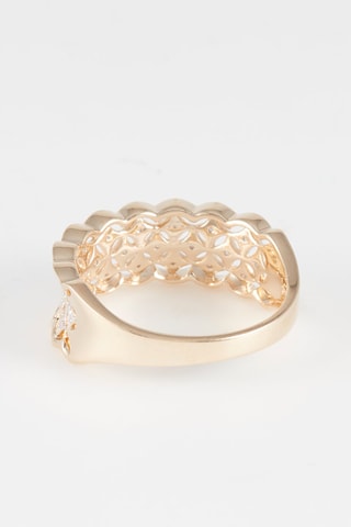 Anillo Arlinda - 
Oro amarillo y diamantes