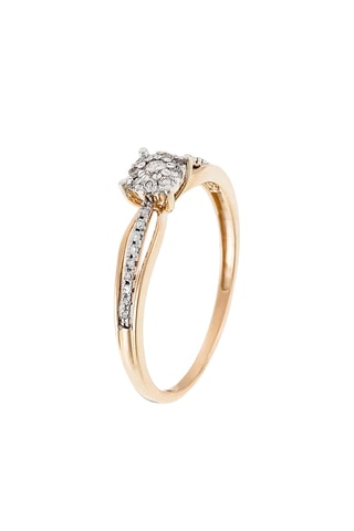 Solitario La Promise - Oro amarillo y diamantes