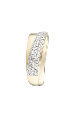 Anillo Chiya - Oro amarillo y diamantes