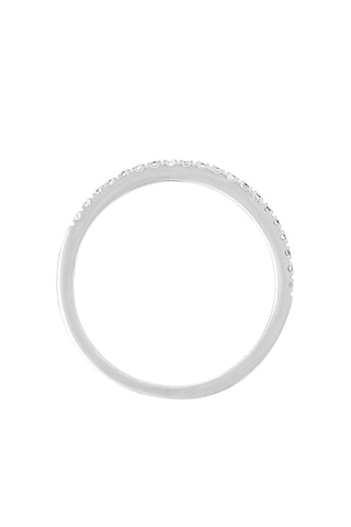 Alianza Délice - Oro blanco y diamantes