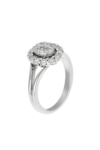 Solitario Mon seul amour  -  Oro blanco y diamantes