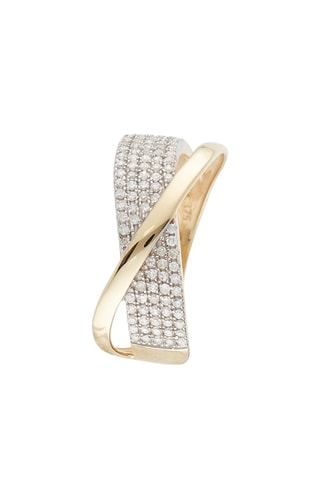 Anillo Shan - Oro amarillo y diamantes