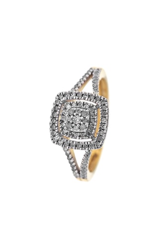 Anillo Rosie - Oro amarillo y diamantes