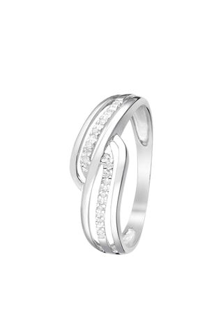 Anillo Sumatra - Oro blanco y diamantes