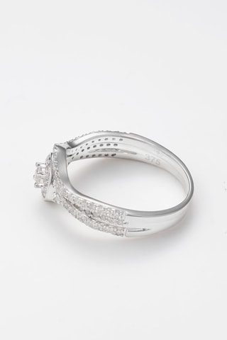 Anillo Éclat Harmonieux  - Oro blanco y diamantes