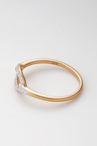 Anillo Éclat Soyeux - Oro amarillo y diamantes