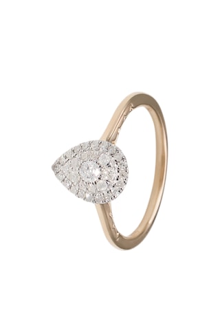 Anillo Fusion - Oro amarillo y diamantes