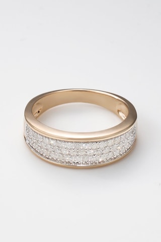 Anillo Stars cover your skies - Oro amarillo y diamantes