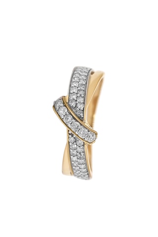 Anillo Trésor Caché - Oro amarillo y diamantes