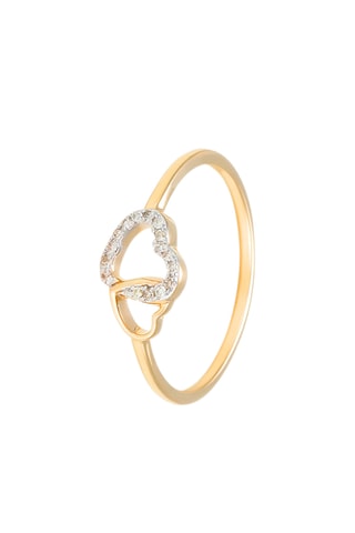 Anillo Petit cœur - 
Oro amarillo y diamantes