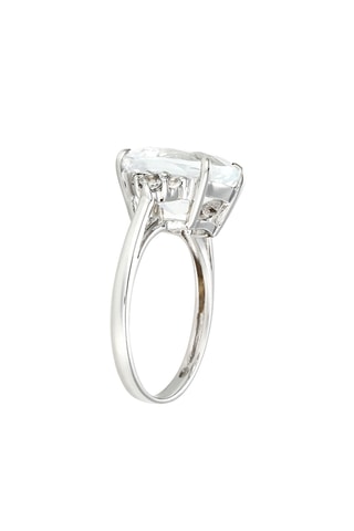 Anillo Elif - Oro blanco y topacios