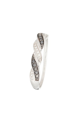 Anillo Ragon - Oro blanco y diamantes